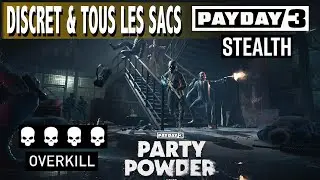 PAYDAY 3 - LE NEZ DANS LA POUDREUSE D&Eacute;COUVERTE BOURRIN / FURTIF / OVERKILL & TOUT L'ARGENT