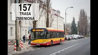 [157] На автобусе по Варшаве: Gwiaździsta - Szczęśliwice (объезд через Anielewicza)