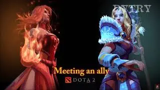 Omongan kotor LINA vs Crystal Maiden - Respon ( With Subtittle )
