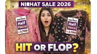 Nishat Sale 2026 | Pink & Black Suits Honest Review 😍