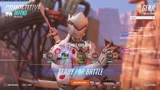 Overwatch 2 Fastest Genji God Necros Playing Buffed Genji = Easy Win -43 Elims-