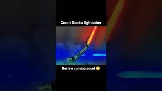 #countdooku #lightsaber #review #comingsoon 😉 #starwars #warsabers #sith #sw #xenopixel #lgtsabers