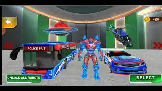 Bus Robot Car Tranform War***police  Robot Game**Android Game Play
