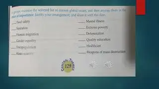 English Unit 6 Current Global Issues  Build Backgroud Knowledge  28 April 2020 Ms Rakel