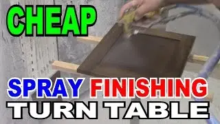 Spray finishing turn table # 213