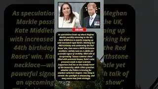 Kate strengthens as Meghan returns to heat up #KateMiddleton #RoyalDrama #SussexSaga