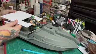 Часть 2. Делаем водные мокасины GI Joe Classified из лодки Fortnite! #gijoe #gijoeclassified #hasbro