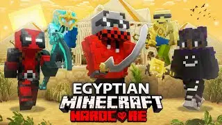 100 Players Simulate The EGYPTIAN Purge In Minecraft..