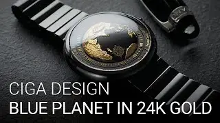 INSANE watch!! Shame about the name. 24K GOLD and ceramic Blue Planet