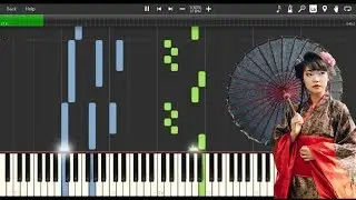 SANBONZAKURA PIANO TUTORIAL / FREE MIDI BY MMP