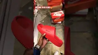 Red Nike Calm Slides 🔥 Rate 1-10 #sneakerhead #nike #nikeslides #recommend #sneakercollection