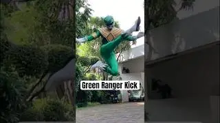 Green Ranger kick! ⚡️ #powerrangers