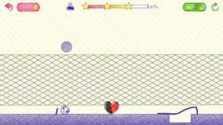 Love Story : Draw Physics Line. Heal Love. Level 62. 3 Stars.