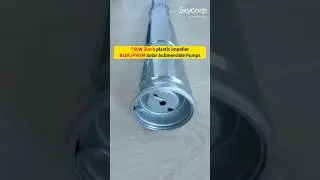 750W 3inch plastic impeller BLDCPMSM Solar Submersible Pumps