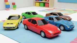 Canción de Coches para Niños 🚗 | Colores y Diversión | Música Infantil para Aprender y Divertirse