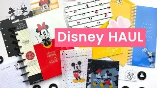 Disney + The Happy Planner HAUL unboxing LIVE