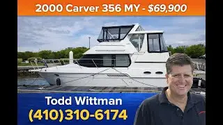 2000 Carver 356 Motor Yacht - $69,900 - Todd Wittman (410) 310-6174