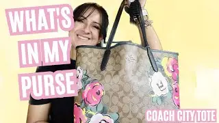 WHAT'S IN MY PURSE | COACH CITY TOTE