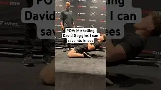Telling David Goggins I Can Save His Knees