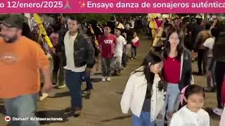 ✨Ensaye danza de sonajeros auténtica pronunciada🎆Tuxpan Jalisco🎆 domingo 12/enero/2025🙏🏽