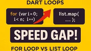 ✅ The Real Difference Between For Loops & List Loops in Dart (Huge Speed Gap!)