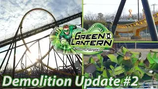 Green Lantern | Demolition Update #2 | Six Flags Great Adventure | December 7th, 2024