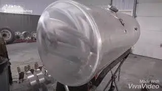 sanding and polishing tank end