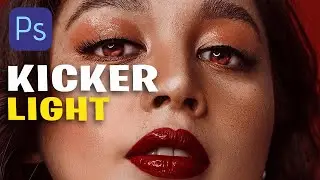 How to Create Eye Kicker Light in Photoshop.