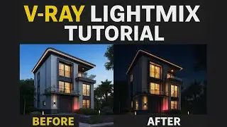 V-Ray 7 New Update | LightMix Element Tutorial Part 5 | kaboomtechx