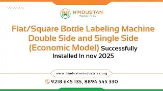 Fio Lite Mineral Water Bottle Labeling Machine | Hindustan Industries