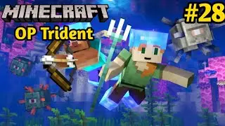 How to make trident overpowered | OP trident enchantments | Best trident  survival like @bbs
