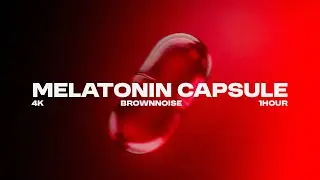 PURE Red Screen | Melatonin-Friendly Mood Light for Deep SLEEP & RELAXATION (1 HOUR) 🔴💤🌙