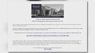 Chesapeake wedding venue closes suddenly after filing for bankruptcy