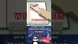 W Frostbite! Спасибо за поддержку прямых эфиров! #goodvibes #panda #livestream #lifenote