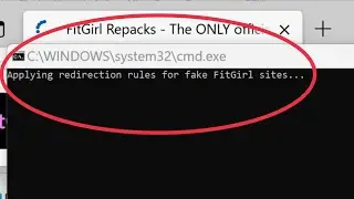 Pc Fix Applying redirection rules for fake fitgirls site problem in windows 11,10,8,7