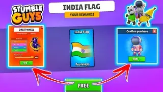 India Flag Footsteps & Orbit Wheel Spin - Stumble Guys