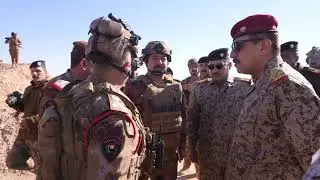 رئيس أركان الجيش يشرّف على تعزيز إجراءات تأمين الحدود في منفذ الوليد والشريط الحدودي العراقي–السوري