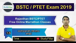 संपूर्ण हिंदी ग्रामर से संबंधित क्वेश्च PTET Online Classes 2020