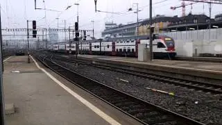 Z&uuml;rich HB,RABe 511 Stadler Kiss Doppelstocktriebzug (3.12.13)