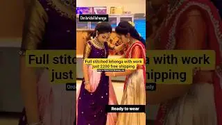 half saree #lehenga #pattupavada #shorts #langavoni#viral #trending