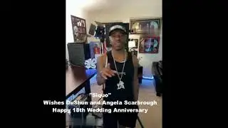 Siquo wishes DuShun and Angela Scarbrough a Happy Anniversary