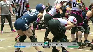 USA vs England Roller Derby World Cup 2014