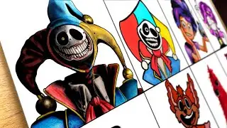 Drawing New Monsters Cartoon Vs Original ( Poppy Playtime Chapter 5: Broken Things )