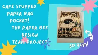 Coffee Themed Stuffed Paper Bag Ephemera - Cafe theme -The Paper Bee Design Team