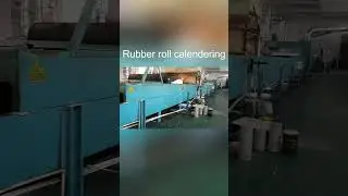 Mouse Pad Rubber Roll Calendering &ndash; Full Production Process Video