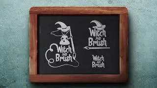 Logo Witch and Brush
