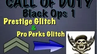 Black Ops 1 On Xbox 1 Prestige Glitch and Pro Perks Glitch 2016  (Still Works November)