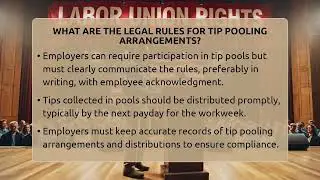 What Are The Legal Rules For Tip Pooling Arrangements? - Labor and Employment Law Expert