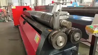 W11 10&times;3000 3-roller mechanical symmetrical plate rolling machine