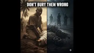 Why are people buried upside down